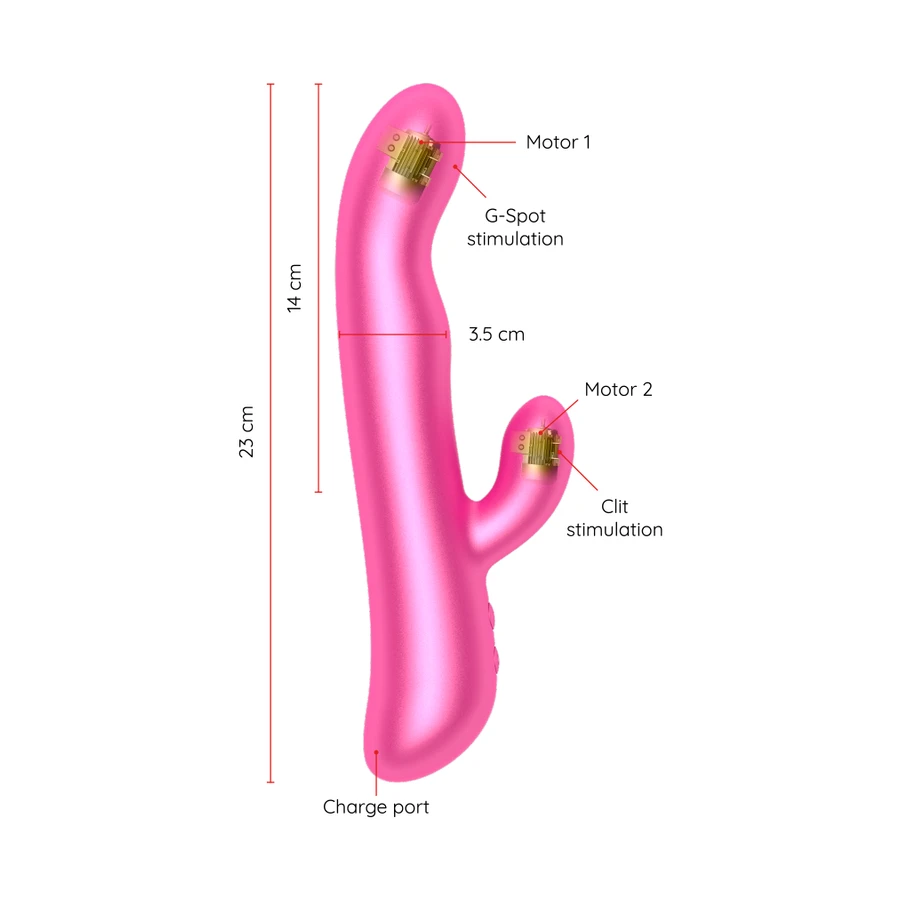 ONINDER - OSLO VIBRATION ET ROTATION NOIR - APPLICATION GRATUITE